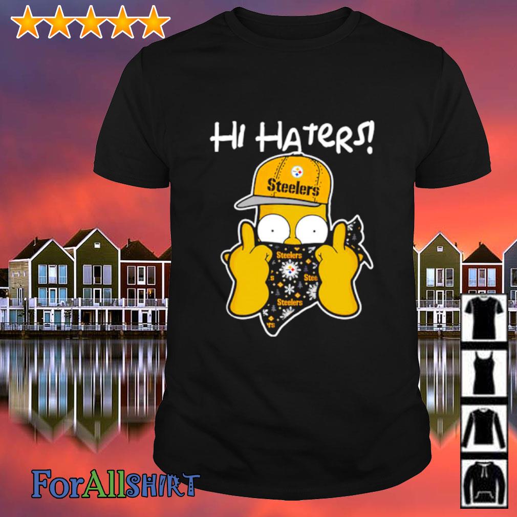 The Simpsons Christmas Gangster Hi Hater Pittsburgh Steelers T-Shirt - T- shirts Low Price