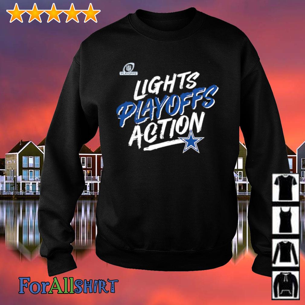 Dallas Cowboys 2021 NFL Playoffs Bound Lights Action shirt, hoodie, sweater  and v-neck t-shirt