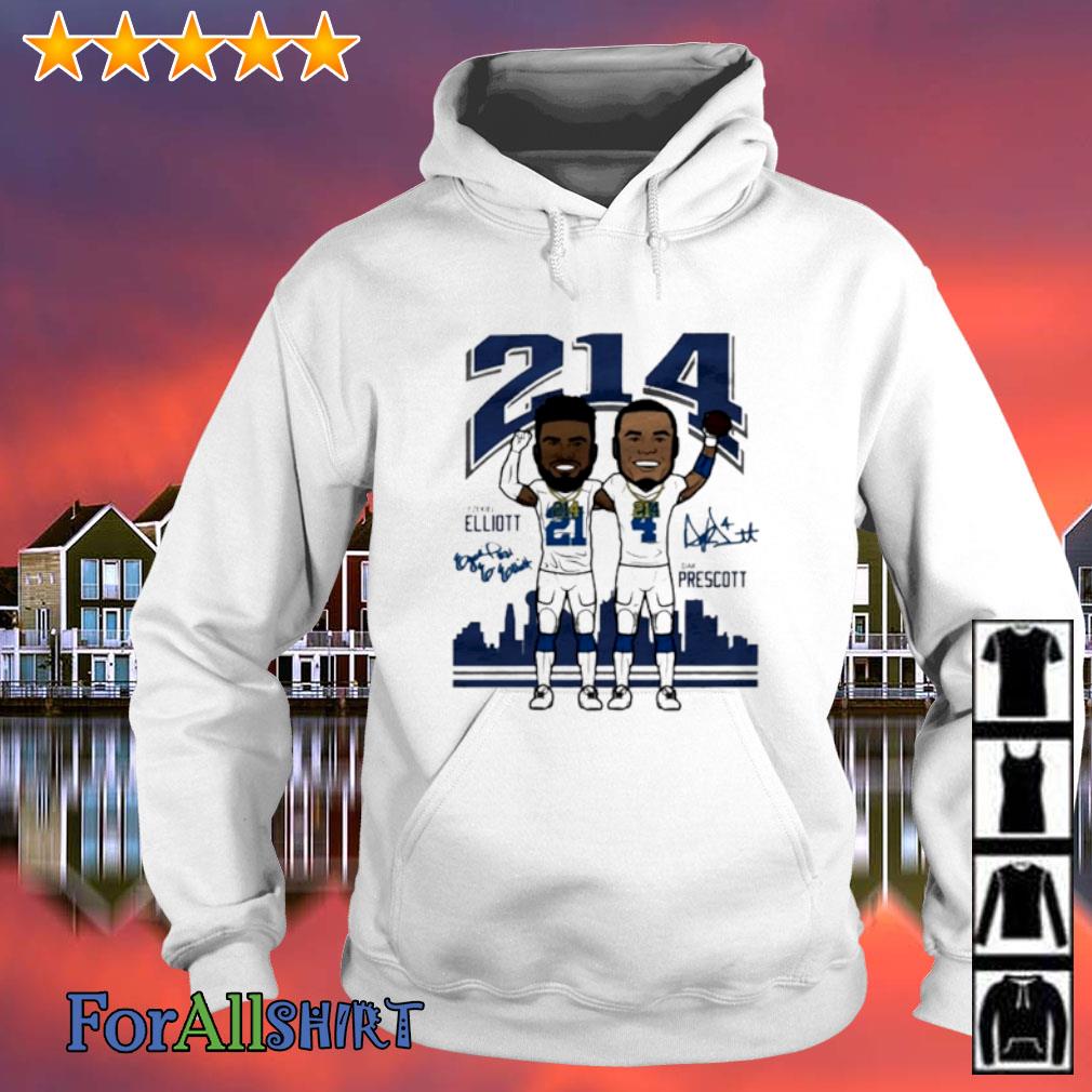 Ezekiel Elliott Dak Prescott 214 signatures shirt, hoodie, sweatshirt and  tank top