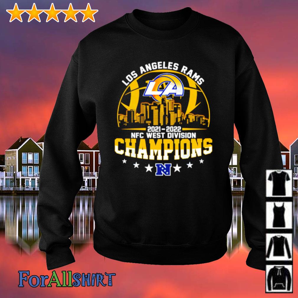 Los Angeles Rams 2021-2022 NFC West Division Championship Football shirt -  Dalatshirt