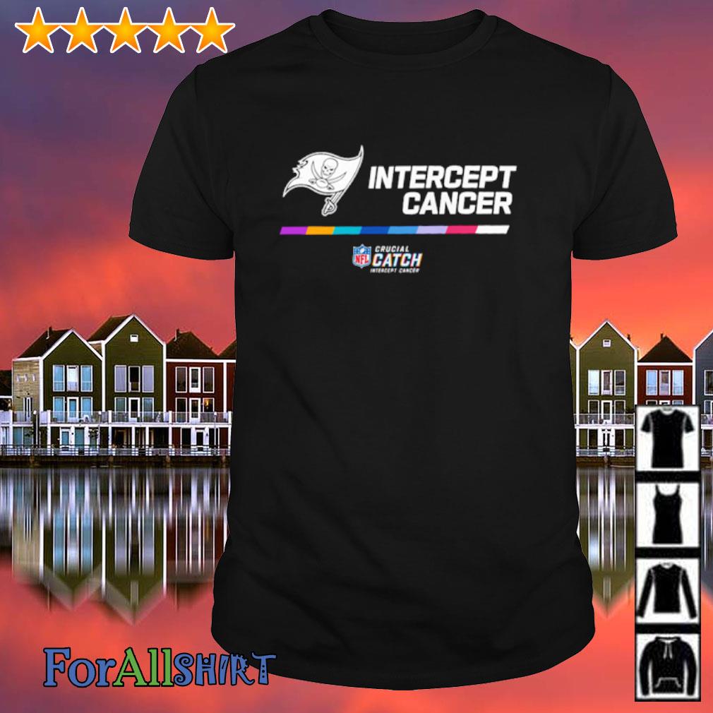 Buccaneers intercept cancer nfl crucial catch shirt, hoodie, sweater, long  sleeve and tank top