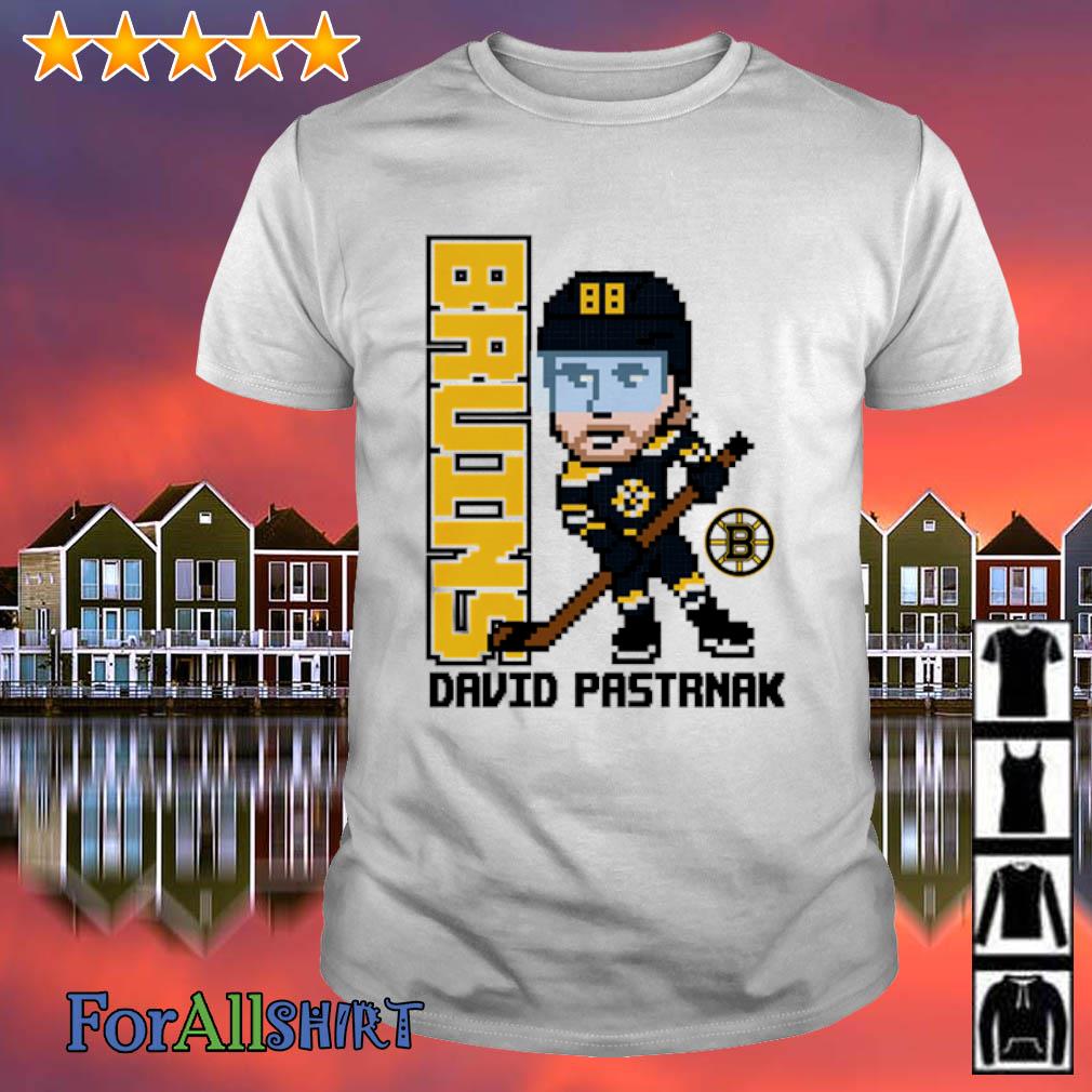 Top david Pastrnak Boston Bruins Toddler Pixel Player 2.0 shirt