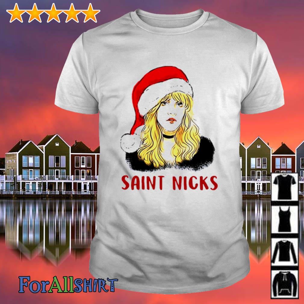Top stevie Nicks Wearing Santa Hat Christmas sweatshirt