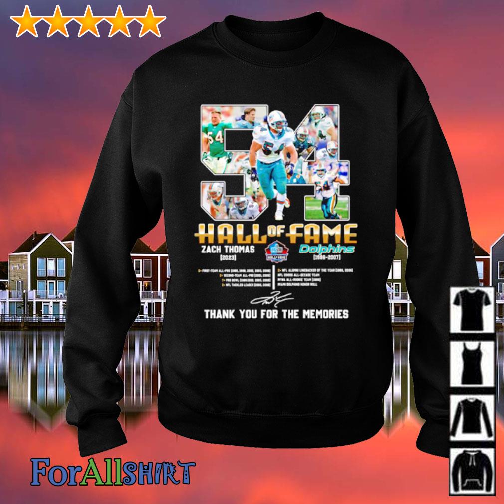 Zach Thomas #54 Miami Dolphins class of 2023 shirt, hoodie