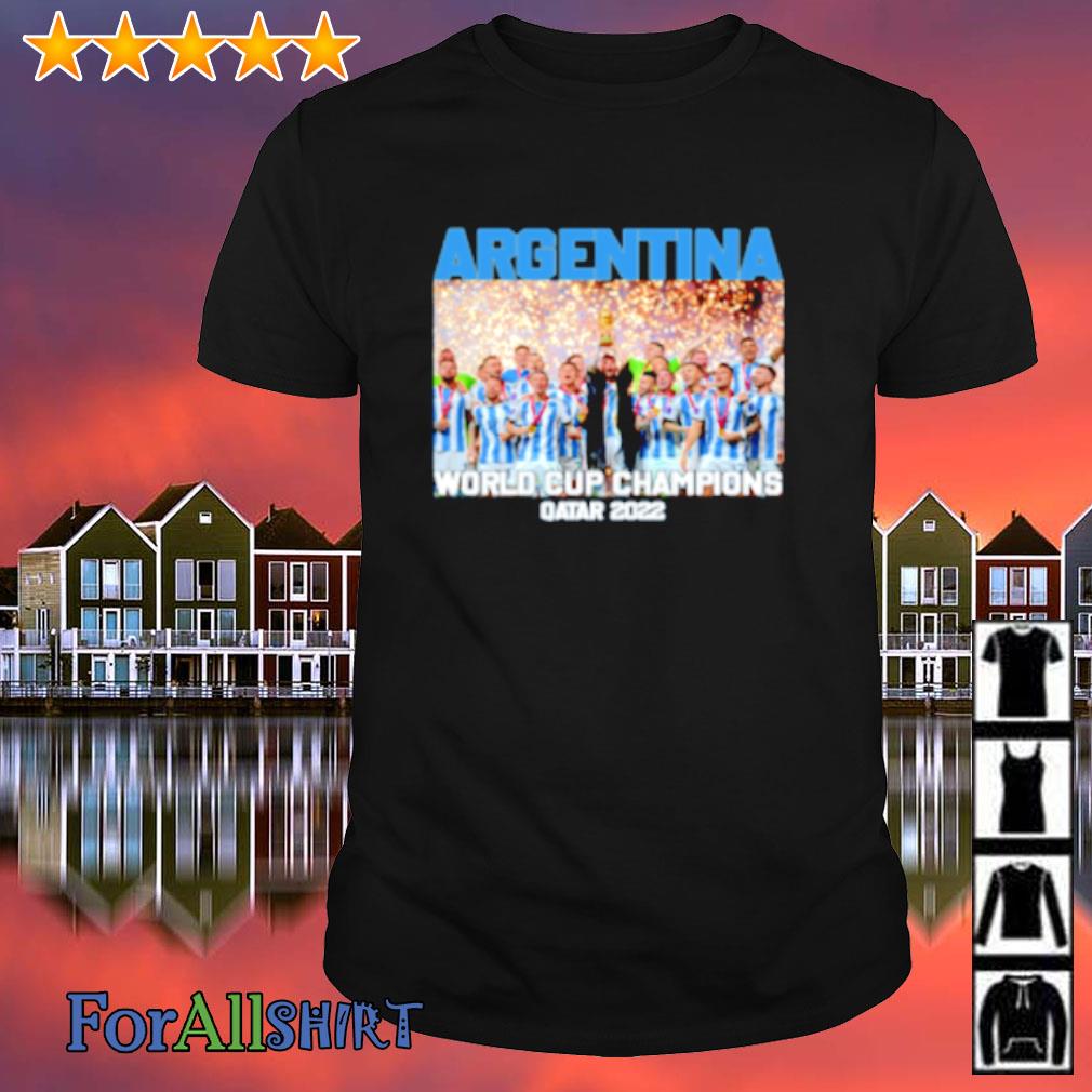 Argentina Football Team 3 Stars Champions World Cup Martinez Alvarez Dybala  Martinez Messi signature Abbey Road shirt, hoodie, sweater, long sleeve and  tank top