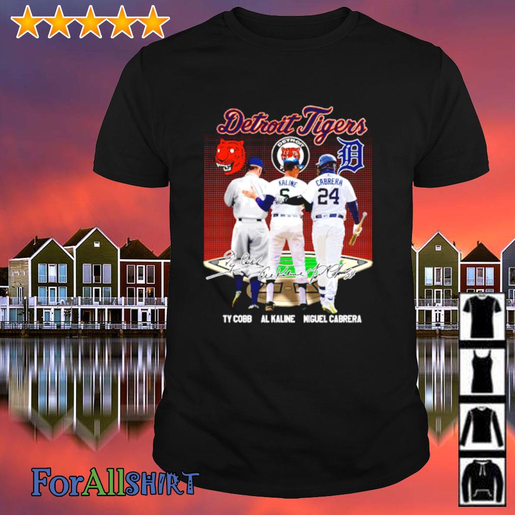 Detroit Tigers Legends Ty Cobb Al Kaline Cabrera Signatures t-shirt by  To-Tee Clothing - Issuu