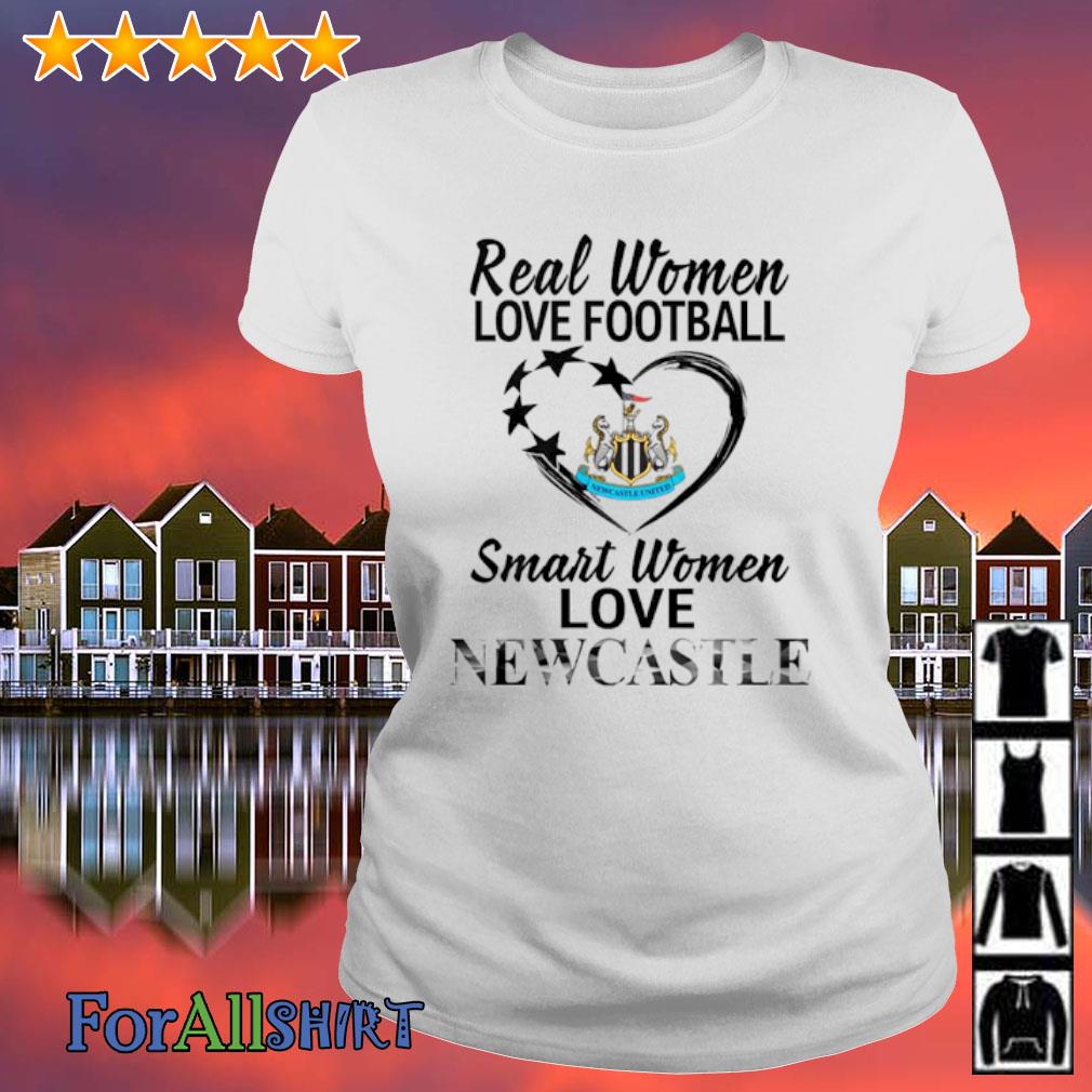 Real women love football smart women love Newcastle FC shirt