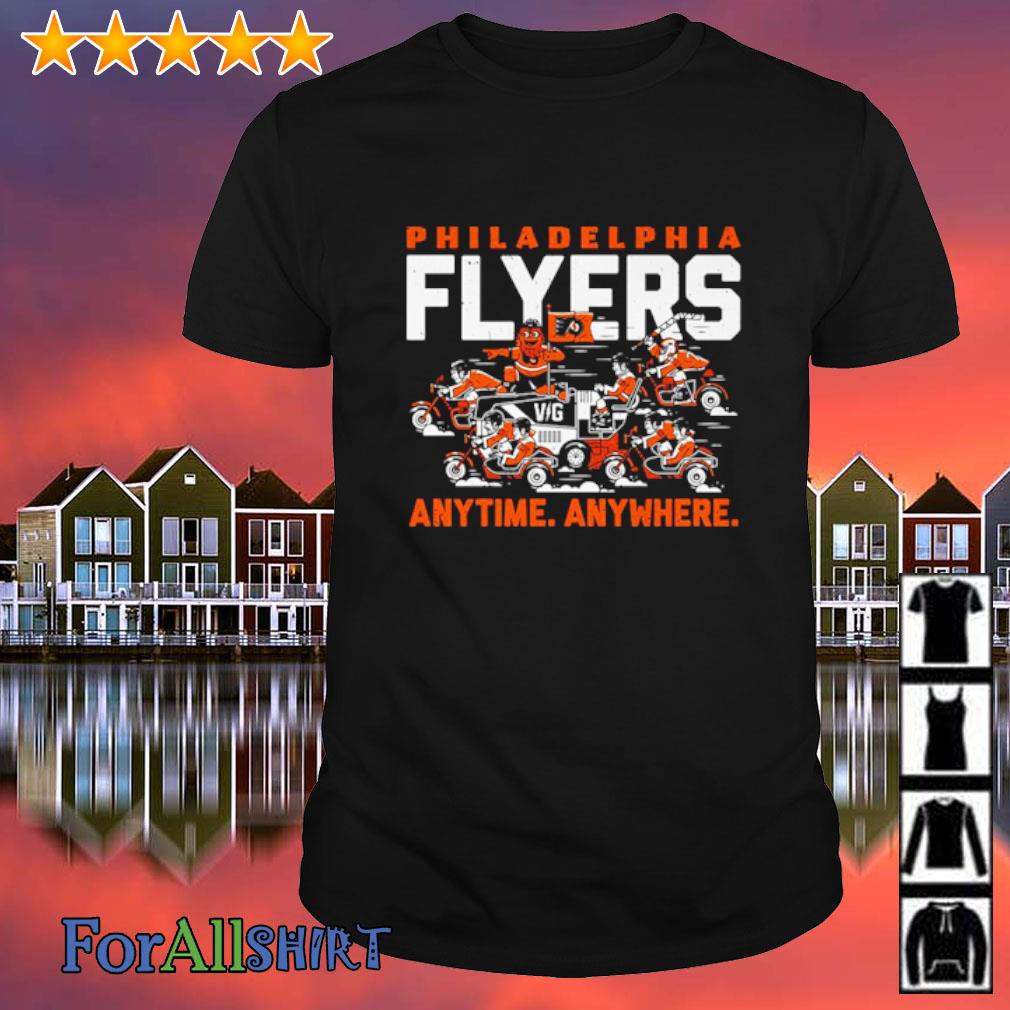 flyers anytime anywhere shirts