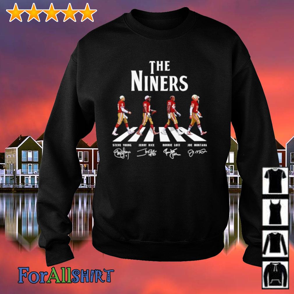 The Niners San Francisco 49ers abbey road signatures T-Shirt - Peanutstee