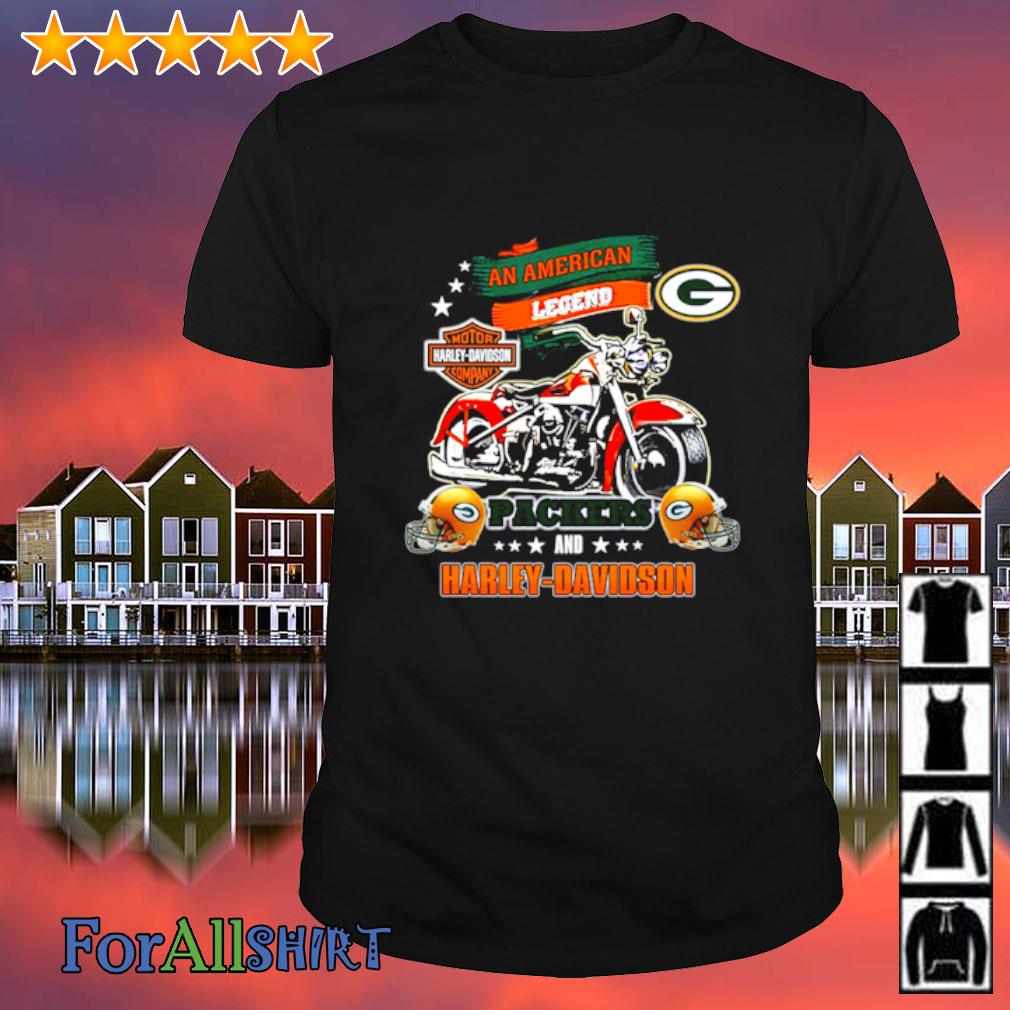 An American Legend Harley Davidson Green Bay Packers shirt, hoodie and  sweater