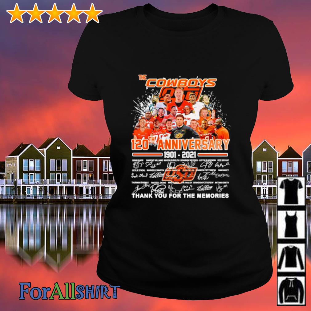 The Cowboys 120th Anniversary 1901-2021 Thank You For The Memories Shirt