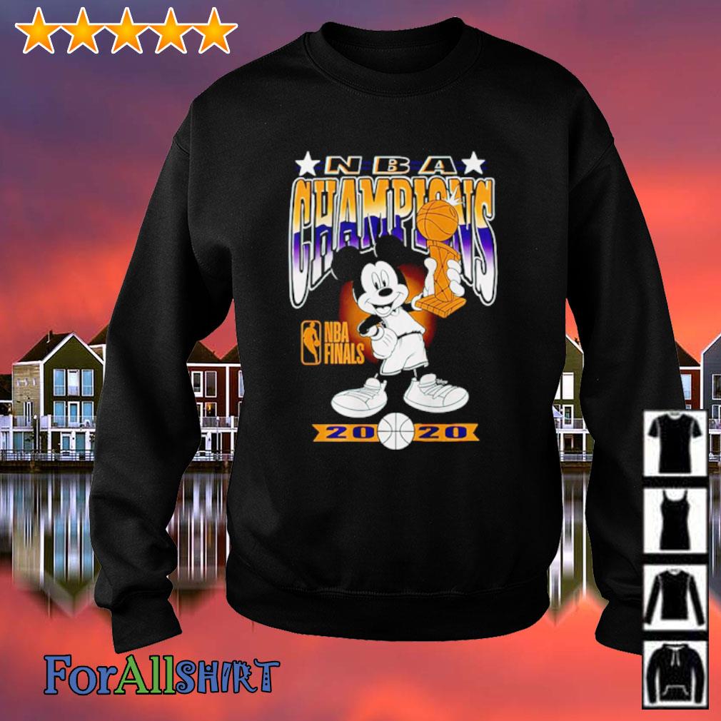 Mickey Mouse Los Angeles Lakers Champions 2020 shirt, hoodie, sweater and  long sleeve