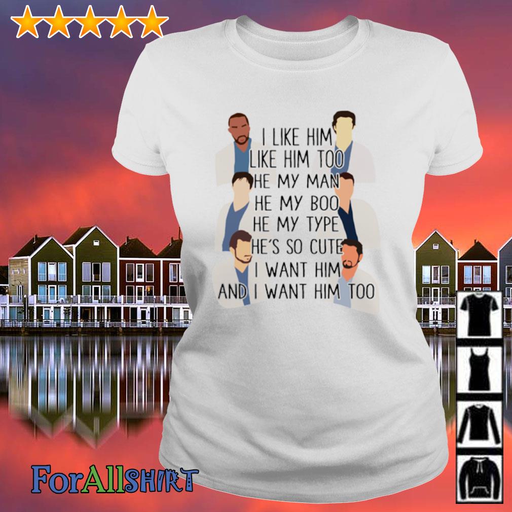 i like him i like him too shirt