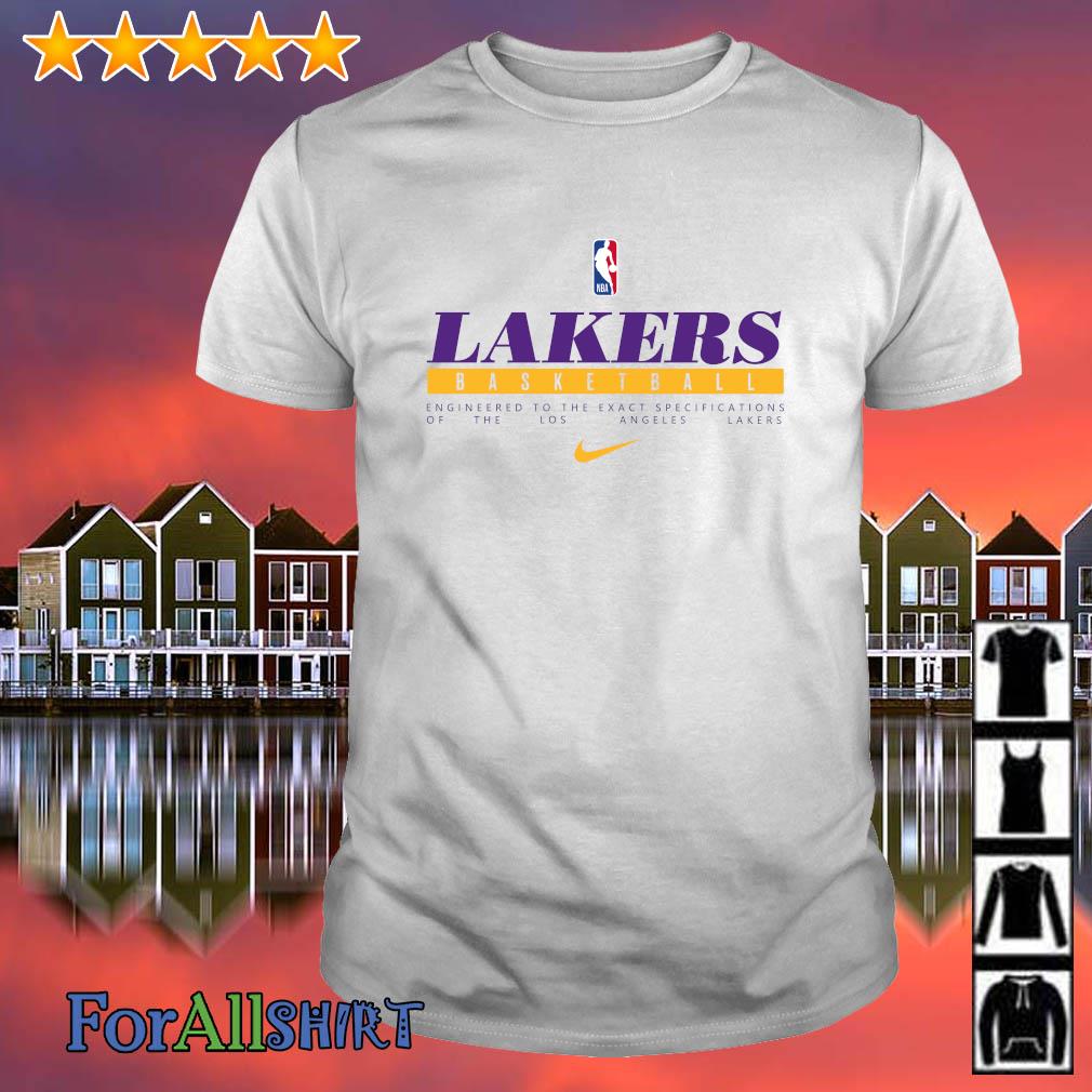 Lakers basketball engineered to the exact specifications of the Los Angeles  Lakers shirt, hoodie, sweater, longsleeve and V-neck T-shirt